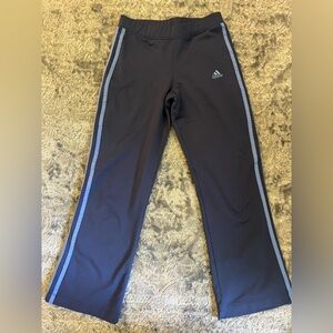 Adidas Blue Track Pants with Elastic Waistband